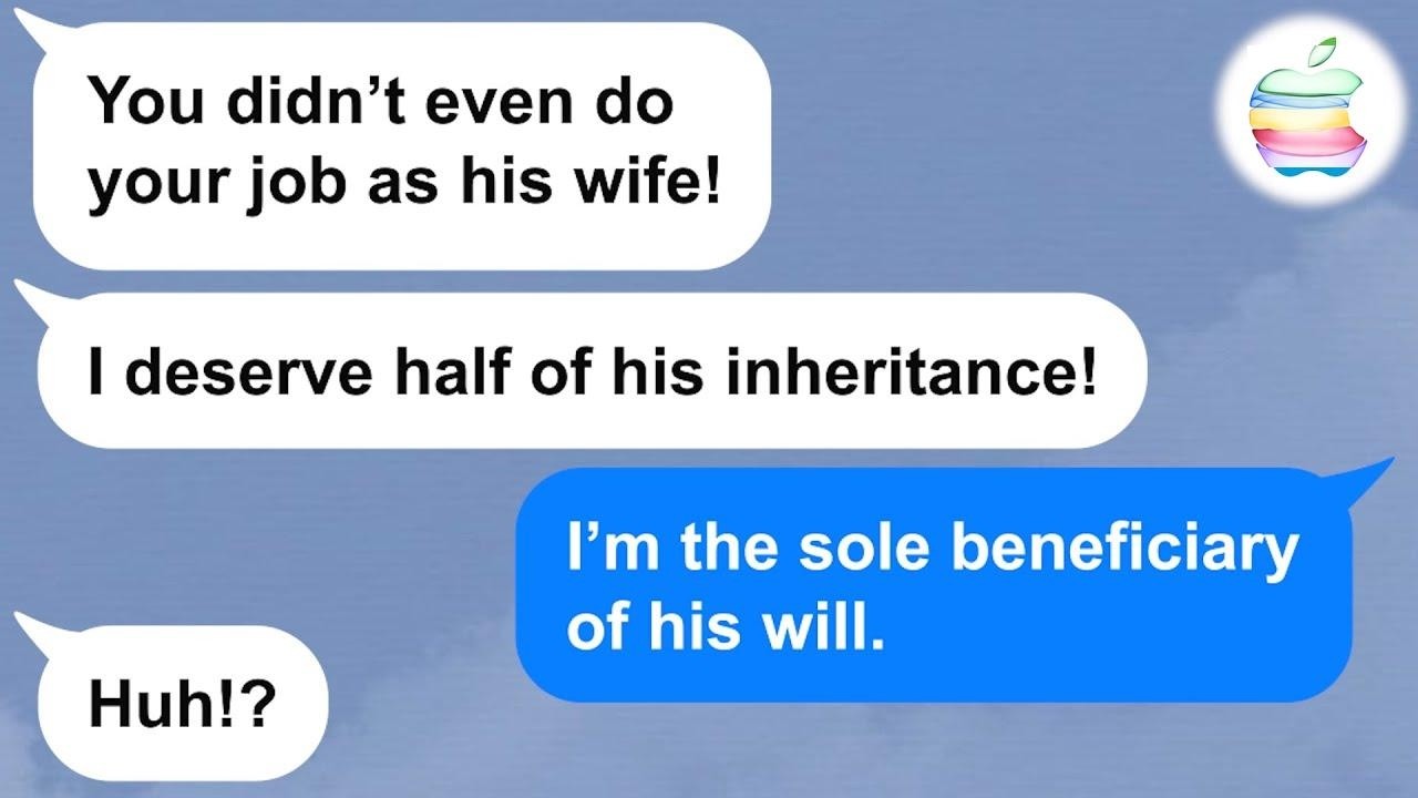 【Apple】A pregnant girl turned up at my late husband's funeral claiming to be his mistress but...LOL