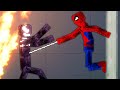 VENOM Fights Spider-Man on Skyscraper - People Playground Gameplay