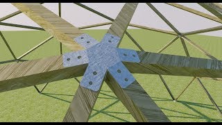 Geodesic Dome Hub Angles made easy