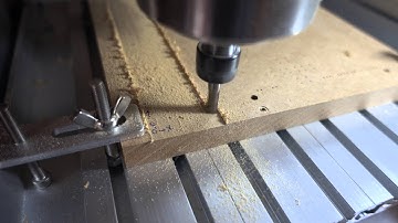 CNC, Level MDF bed for perfect flat Z axis.