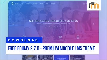 Download: Free Edumy 2.7.0 - Premium Moodle LMS Theme