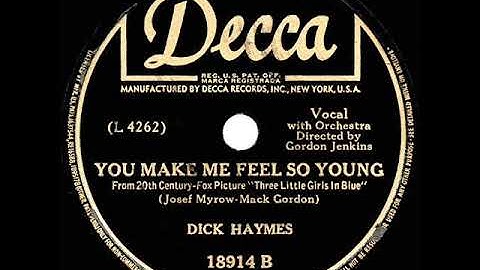 1946 HITS ARCHIVE: You Make Me Feel So Young - Dick Haymes