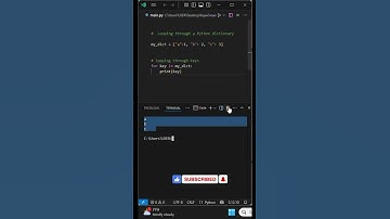 Python For Loop with Dictionaries in 30 Seconds! 🐍 #Shorts #coding #python #correctcoding