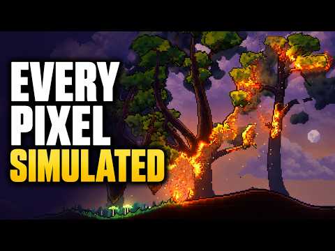 I’m Building a Survival Game Where Every Pixel Is Simulated