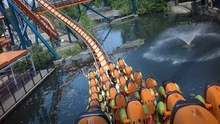 Rougarou - Cedar Point - Back Row (4K HD POV) - May 2024