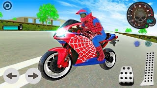 Super Hero Spiderman Motorbike Game - #2 Motorcycle Game screenshot 2