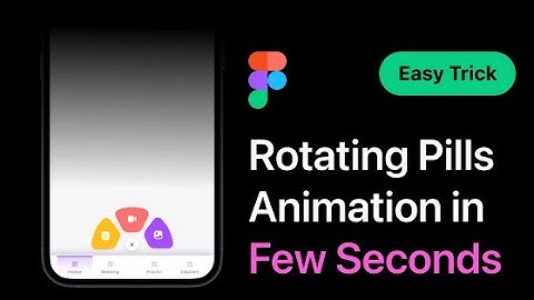Creating Rotating Pills Animation in Figma Tutorial - Figma design | pills button