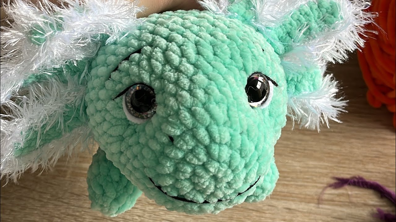 gehäkelter Axolotl Teil1