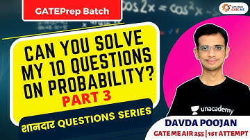 शानदार Questions Series | Can You Solve My 10 Questions On Probability?-3 | Davda Poojan