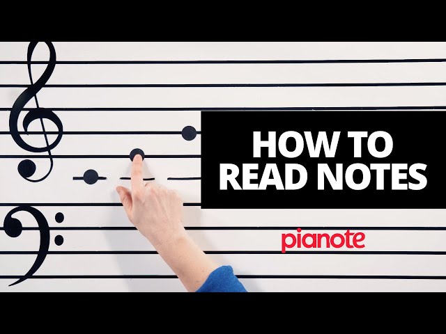 How To Read Notes (Beginner Piano Lesson) class=
