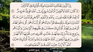 سورة المجالة 20-22