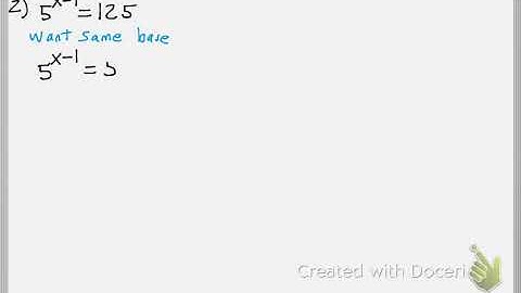 Math 111 : 4.5 part 1 #2 (Precalculus Tutorial : Exponential & Logarithmic Equations)