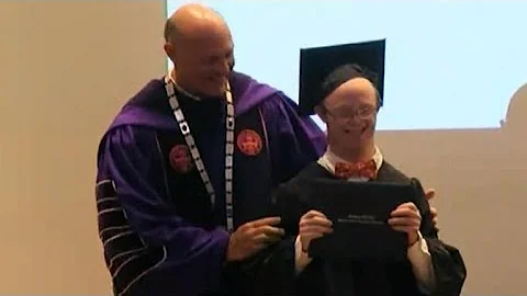 Man with Down syndrome overcoming odds