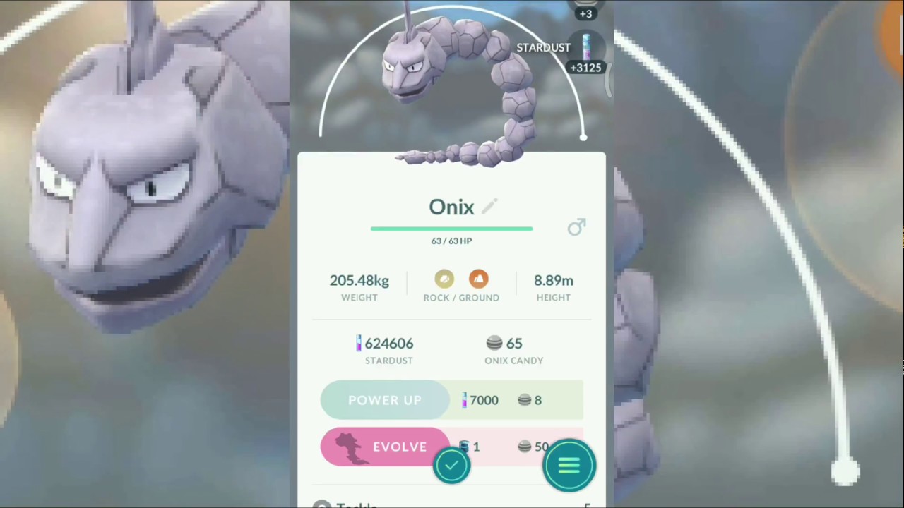 GOT A PERFECT IV OF ONIX (my favorite Pokémon) idek if I want to