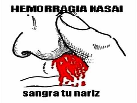 Qué enfermedad es cuando te sale sangre por la nariz