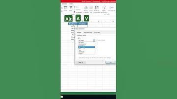 How to Create Data Validation in Excel!