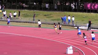 20140607　大阪中学選手権８Ｂ予選（春季総体）　01　男子　低学年　4×100m　３組　マスミ