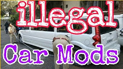 Illegal Car Modifications in India | illegal custom car modifications | 
