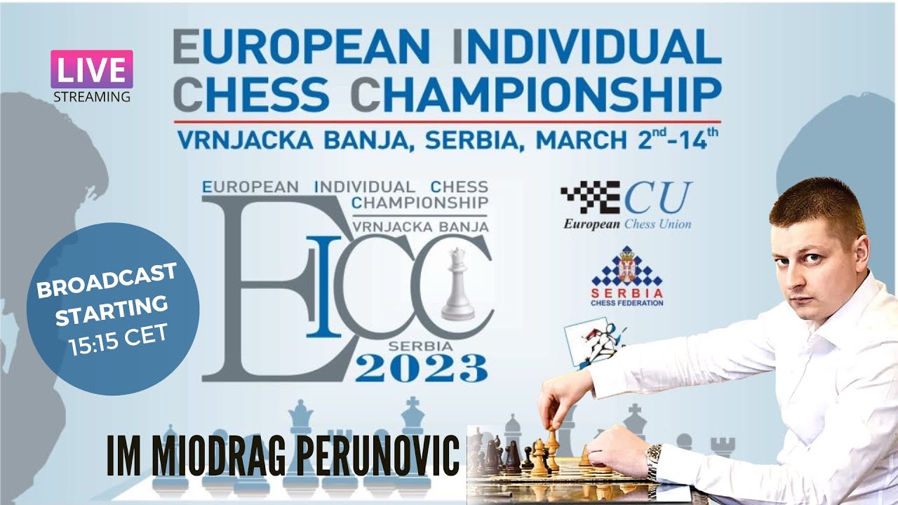 EUROPEAN INDIVIDUAL CHESS CHAMPIONSHIP 2023 Round 5 Live! YouTube