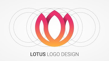 Lotus Logo Design Tutorial with Circular Grid
