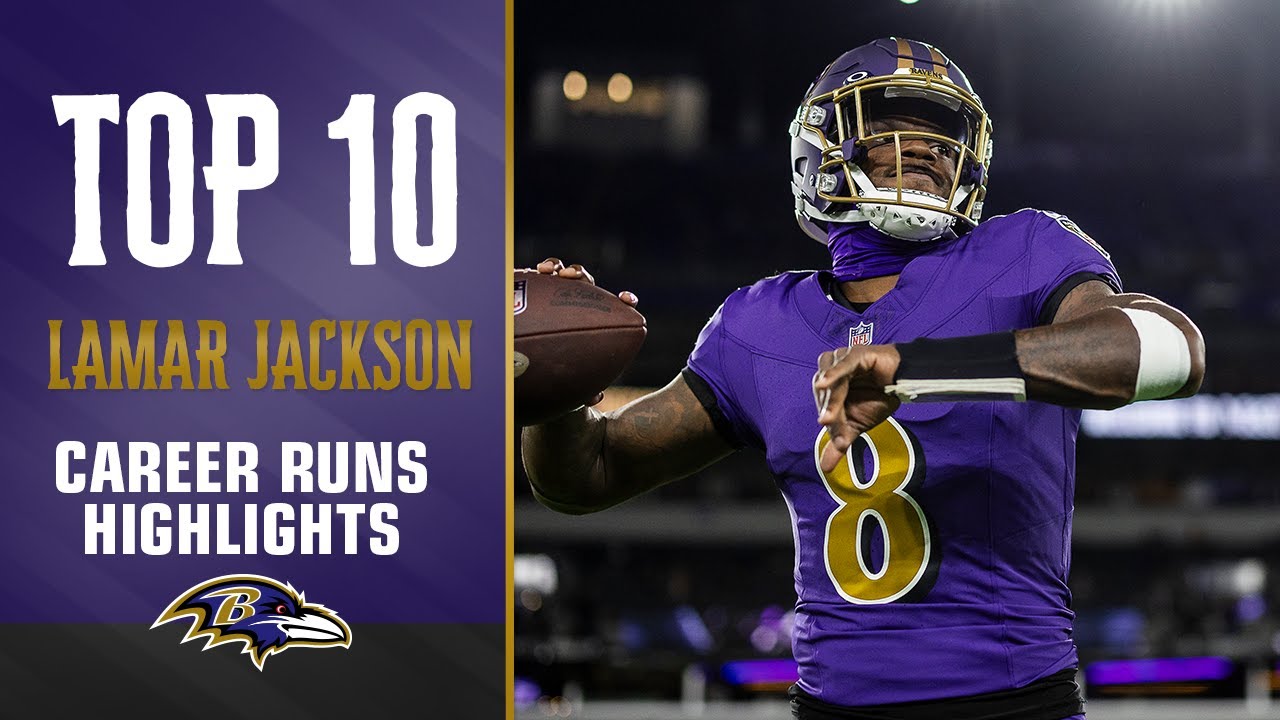 Lamar Jackson's Top 10 Career Runs | Baltimore Ravens