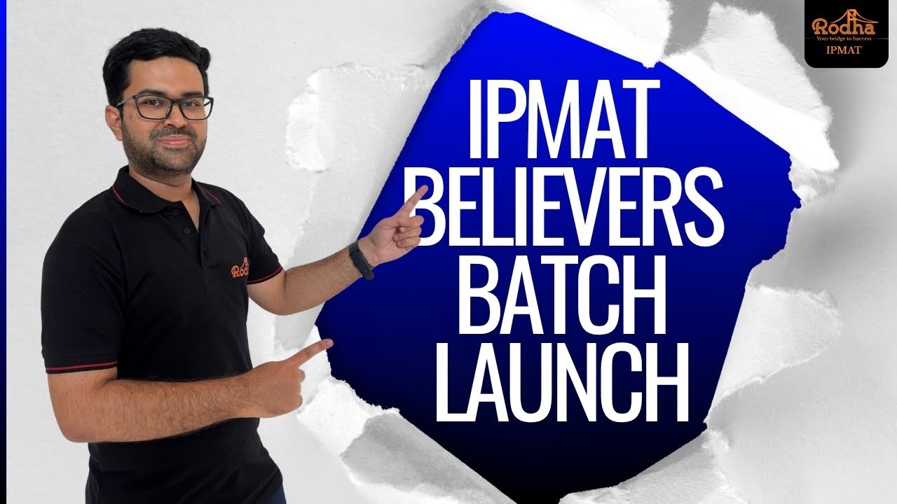 IPMAT Believers Batch Launch 2026 | Sanchit Gupta - YouTube