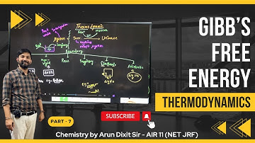 Gibb’s free energy  | Lecture - 7 | Thermodynamics | By Arun Dixit Sir - AIR11 (NETJRF)