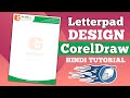 सीखें Letterpad डिज़ाइन CorelDraw में | हिंदी वीडियो || How to Make Letterhead Design in CorelDraw