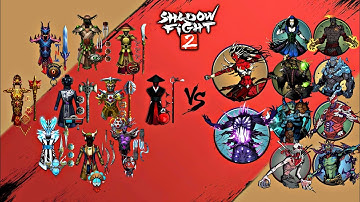 All Mythical Set vs Underworld Boss || Shadow Fight 2