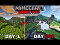 100 DAYS MINECRAFT HARDCORE BUT DARK FOREST ONLY