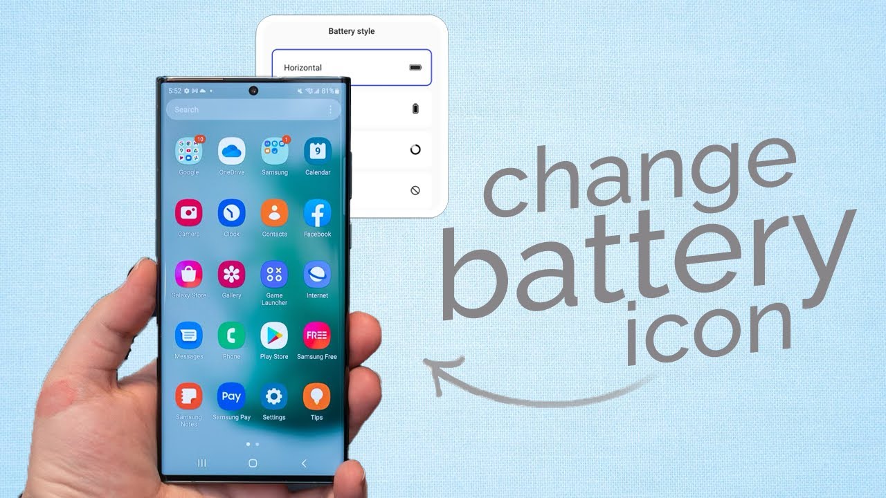 Android Red Battery Icon How to Change Battery Icon on Android (explained) - YouTube