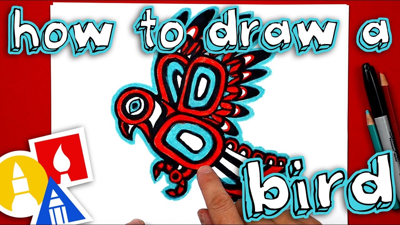 How To Draw A Native American Inspired Bird Youtube