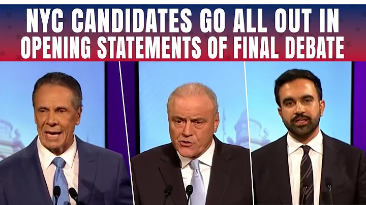 NYC Mayoral Debate MOST HEATED Dramatic Opening: Sliwa, Cuomo & Mamdani Clash Head-To-Head | US LIVE
