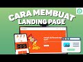 Cara membuat landing page dari 0 tanpa koding untuk pemula  full lengkap 2023