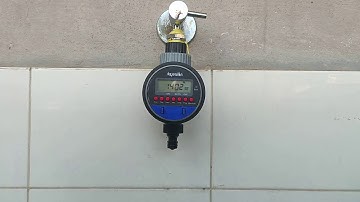 How to configure Automatic Drip Irrigation Timer to water plants remotely