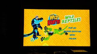 Wild Kratts wild reptiles, 2016 DVD menu walk-through