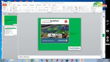 Surpac Pit Design Tutorial  01