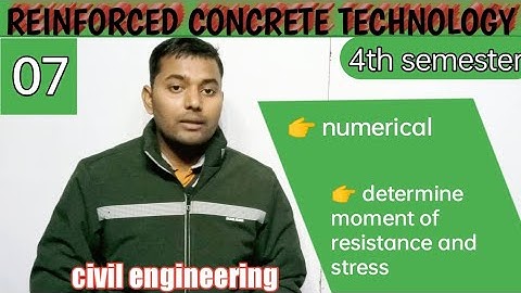 Numerical of moment of resistance/polytechnic 4th sem. civil engineering RCC / working stress method