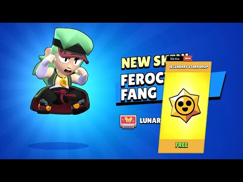 FEROCIOUS FANG 🔥BEST NEW SKIN 🔥AMAZING LEGENDARY😱🔥BRAWL STARS UPDATE!!