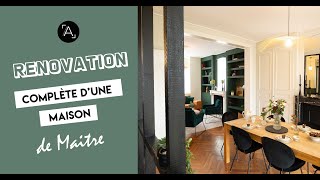 L'ART DU PLAN : Rénovation complète d'une maison de maitre.