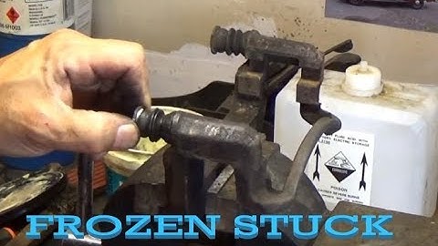 Brake Caliper Pin Rusted Stuck - Heat n Beat Fix
