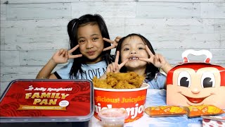 Spaghetti Family Pan x Chicken Joy Kiddos Mukbang