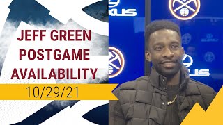 Nuggets Postgame Availability: Jeff Green (10/29/2021) screenshot 4