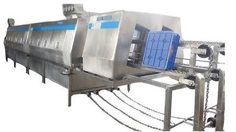 Crate Washer of milk crates (ss crate Washer)