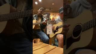 My friend Kevin singing “Habitual” by Justin Bieber