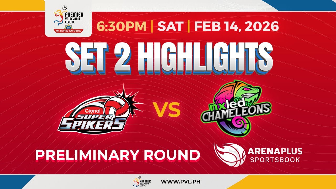 Cignal vs. Nxled - 2nd Set Highlights