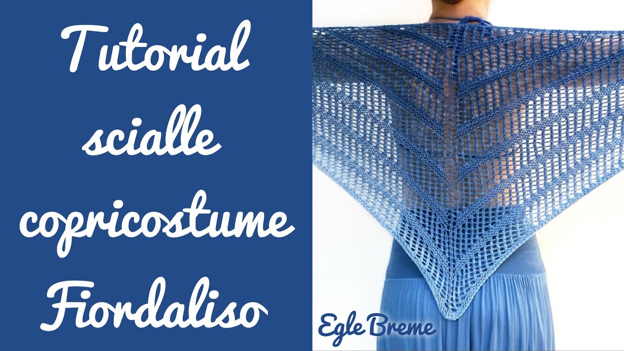 Tutorial scialle / copricostume / pareo Fiordaliso