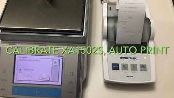 Calibrate test Mettler XS603S XA1502S PG5002S; demo P26 printer printing & control Barnstead mixer