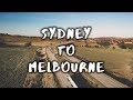 Sydney to Melbourne Roadtrip — Travel Vlog - 4K