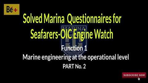 #makinistaph #Marina OIC-EW Exam #Function 1 Part 2 Reviewer